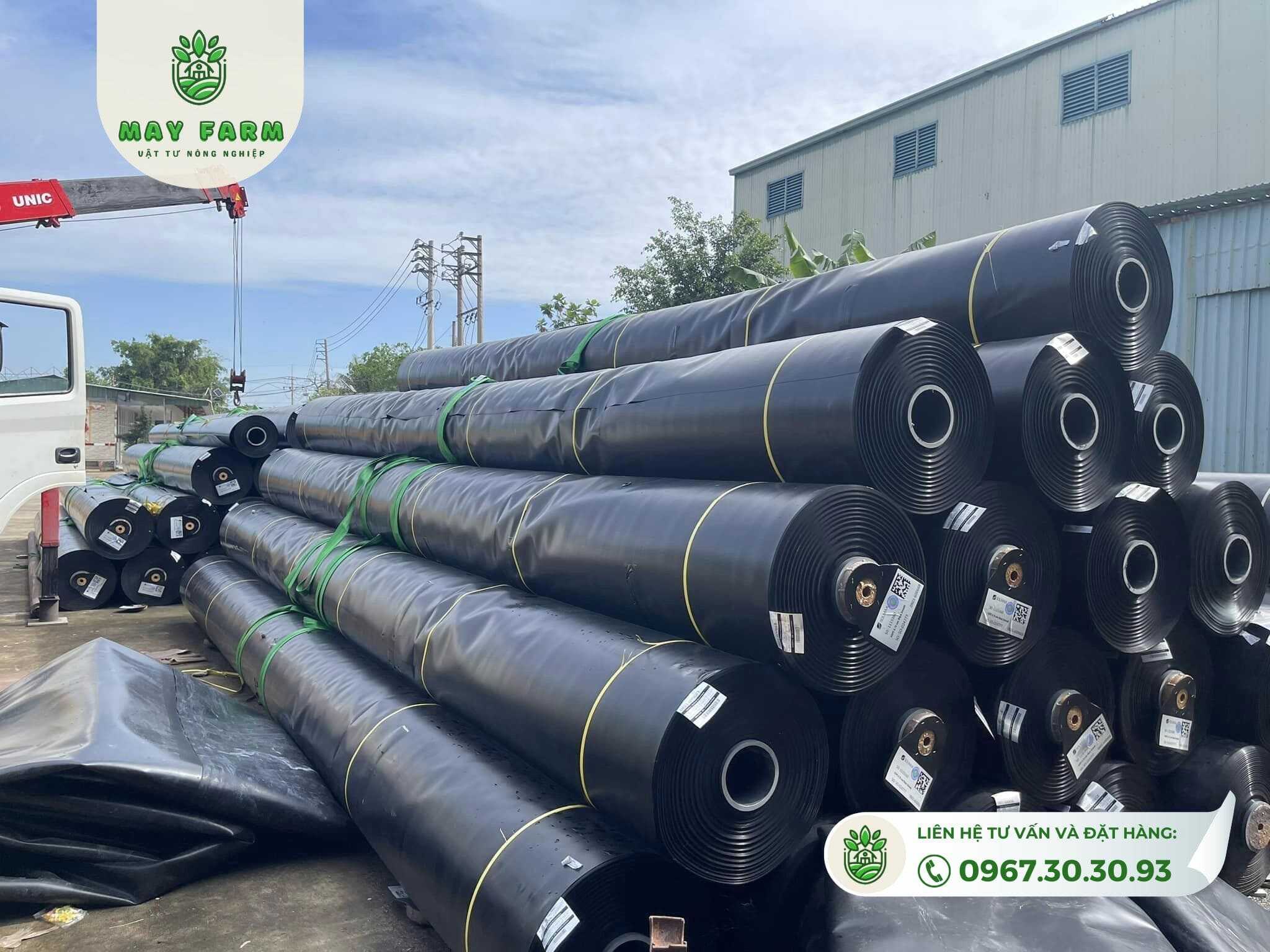 Bạt chống thấm HDPE lót hồ, ao, biogas